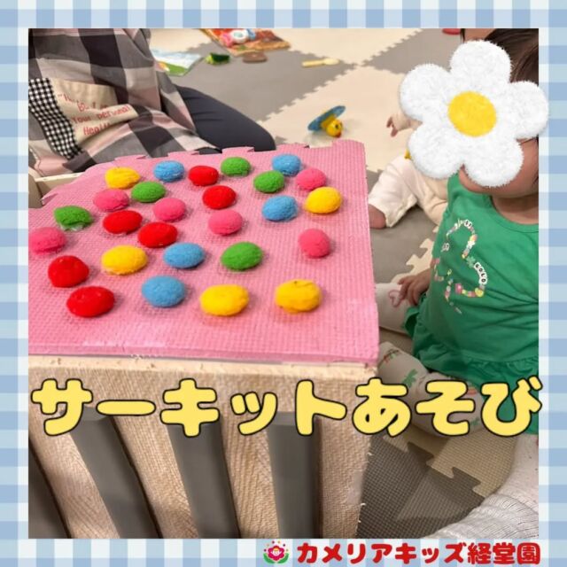 こんにちは！カメリアキッズ経堂園です😀0歳児クラスでサーキットあそびをしました✨でこぼこのおもちゃ箱をさわってみたり壁にくっつけたリトミックスカーフをひっぱってみたりと遊びました🌷＊随時説明会開催中です！ご連絡お待ちしております！他SNSも要チェック♪HP：カメリアキッズyoutube：🔎カメリアキッズほいくえ：🔎カメリアキッズTiktok：🔎@camellia_kids_hoikuen🌷🌷🌷🌷🌷🌷🌷🌷🌷🌷🌷🌷🌷🌷🌷156-0052東京都世田谷区経堂1-19-14第六経堂ビル2F【営業時間7:30〜20:30】TEL.03-6413-7449（受付時間　月〜金　8:30〜17:30）【開園日】月〜日・祝◎園児・保育士・調理さん募集中◎🌷🌷🌷🌷🌷🌷🌷🌷🌷🌷🌷🌷🌷🌷🌷#ママライフ #ママリ #保育園 #子育てママ #保育士 #おもちゃ #ママスタグラム #2歳児 #働くママ #幼児食 #1歳児 #0歳児 #保育 #世田谷区 #保育士の卵 #企業主導型保育園 #保育学生 #小規模保育園 #園児募集 #保育士試験 #保育士募集 #認可外保育園 #保育学生 #経堂 #保育園探し #保育士求人 #カメリアキッズ #東京都保育園 #世田谷区保育園 #経堂保育園