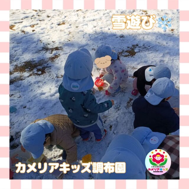 こんにちはカメリアキッズ調布園です🎶みんなで雪遊びをしました❄こんなに降ることはあまりないので大興奮😆寒さなんてへっちゃらさー！✨️――――――――――――――――———————————他SNSも要チェック♪HP ： カメリアキッズyoutube:Oカメリアキッズほいくえ：●カメリアキッズTikTok: @camellia_kids_hoikuen★★★★★★★★★★★★カメリアキッズ調布園〒184-0026調布市小島町1-5-6アールアンドエスビル1階重042-452-8705園児・保育士さん・調理さん◎O◎募集中◎◎◎#カメリアキッズ#東京都#調布市保育園#認可外保育園#保活