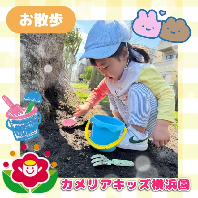 こんにちは🕊️カメリアキッズ横浜園です🌷今回はお散歩の様子をご紹介📸近所の公園で砂遊びしたり落ち葉を拾ったりとたくさん遊びましたよ🏃園に帰ってからはぐっすりお昼寝してました😴∴∵∴ ୨୧ ∴∵∴ ୨୧ ∴∵∴ ୨୧ ∴∵୨୧ ∴∵∴ ୨୧ ∴∵∴ ୨୧ 随時説明会開催中です✨ご連絡お待ちしております🌈⁡他SNSも要チェック♪Instagram：@itg_camellia_kidsyoutube：🔎カメリアキッズほいくえ：🔎カメリアキッズ⁡⁡☆☆☆☆☆☆☆☆☆☆☆☆🚩カメリアキッズ横浜園🚩〒220-0073神奈川県横浜市西区岡野1-10-6 ストーク横浜参番館1F☎️045-628-9533園児・保育士さん・調理さん**◎◎◎募集中**◎◎◎*⁡#カメリアキッズ#神奈川県#横浜市保育園#認可外保育園#保活
