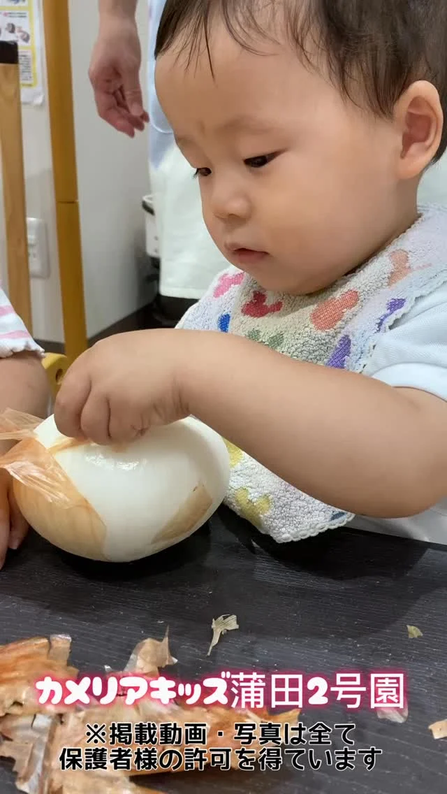 こんにちは🍀6月の食育はたまねぎ🧅でした！真剣に玉ねぎの皮をむいていてとても上手でしたよ♪随時説明会開催中です！ご連絡お待ちしております！他SNSも要チェック♪HP：カメリアキッズyoutube：🔎カメリアキッズほいくえ：🔎カメリアキッズTikTok：🔎@camellia_kids_hoikuen☆☆☆☆☆☆☆☆☆☆☆☆カメリアキッズ蒲田2号園〒144-0051東京都大田区西蒲田8-7-1ブランドール2F☎️03-6715-8965園児・保育士さん・調理さん◎◎◎募集中◎◎◎☆☆☆☆☆☆☆☆☆☆☆☆#認可外保育園#保活#東京都#大田区保育園