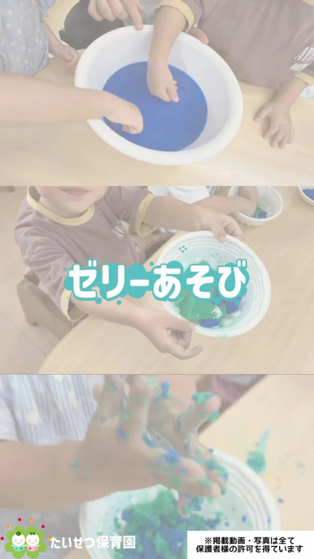 こんにちは✨たいせつ保育園です！めろん組さんが”ゼリーあそび（スライム）”をしました🍈💕作る過程では何ができるか興味深々の様子で、完成したゼリーを見ると「まほうみたい！」と大喜び✨プルプルとした感触を楽しんで遊ぶことができました🙌💭🤍.•*¨*•.*♬ 💭🤍.•*¨*•.*♬💭 🤍.•*¨*•.*♬説明会開催中です✨ご連絡お待ちしております🌈ホームページ: 🔎たいせつ保育園⁡🍀✨🍀✨🍀✨🍀✨🍀✨🍀✨🍀✨たいせつ保育園📮 221-0823 🏠神奈川県横浜市神奈川区二ツ谷町6-3☎️ 045-624-8836🍀✨🍀✨🍀✨🍀✨🍀✨🍀✨🍀✨#たいせつ保育園#神奈川県保育園#横浜市保育園#認可保育園#保育園　