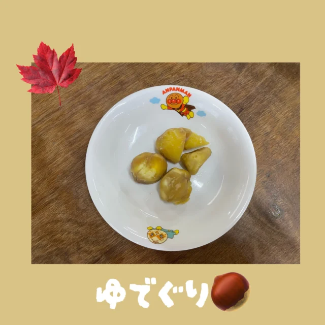 こんにちは♪たいせつ保育園です🍀今日のおやつは「ゆでぐり」🌰お皿に並んだ可愛らしい栗を　じっくり…ゆっくり…観察しながらいただきます。「お芋みたいな味だね！」「甘い感じがする♪」とお話も盛り上がります♪食材そのままの姿を見て、そのままの味を体験することも　たいせつな食育ですね♪秋を感じるおやつの時間になりました！💭🤍.•*¨*•.*♬ 💭🤍.•*¨*•.*♬💭 🤍.•*¨*•.*♬説明会開催中です✨ご連絡お待ちしております🌈ホームページ: 🔎たいせつ保育園⁡🍀✨🍀✨🍀✨🍀✨🍀✨🍀✨🍀✨たいせつ保育園📮 221-0823 🏠神奈川県横浜市神奈川区二ツ谷町6-3☎️ 045-624-8836🍀✨🍀✨🍀✨🍀✨🍀✨🍀✨🍀✨#たいせつ保育園#神奈川県保育園#横浜市保育園#認可保育園#保育園