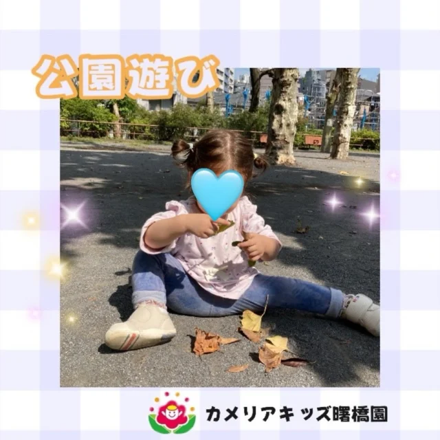 こんにちは！カメリアキッズ曙橋園です。久々に晴れて気持ちのいいお天気の中、お散歩に出かけました。公園に行くことが多く子供たちも、おなかが空くまで元気に身体を動かしています。落ち葉に興味津々で集めてみたり、拾ってじっくり観察したりしていました。◼️入園・園見学について・見学可能日・対象年齢・入園に関する詳細詳細は、プロフィールウェブサイトにある入園案内をご確認ください。◼️保育士の採用についてカメリアキッズ曙橋園では、保育士を募集しています。職員同士で子どもたちの様子や保育内容を共有し、相談、連携しながら日々の保育に取り組んでいます。・募集職種・雇用形態・給与・休日・応募方法